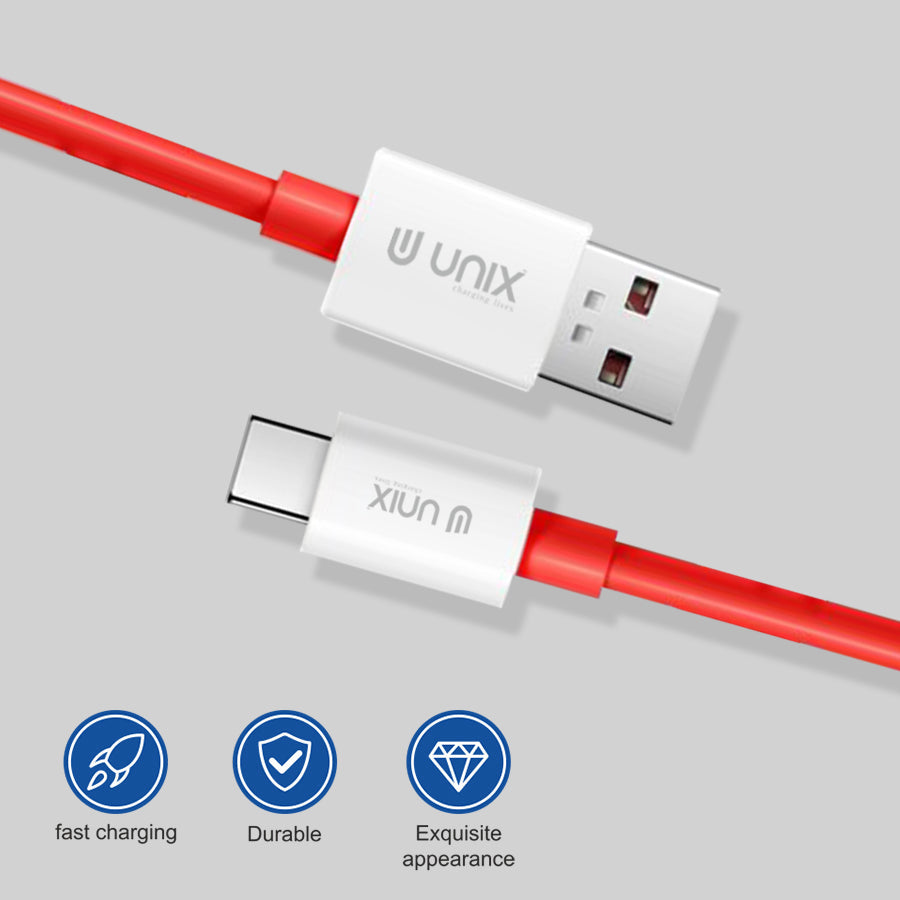 Unix Dash 20 Fast Charging Data Cable - Unixindia.