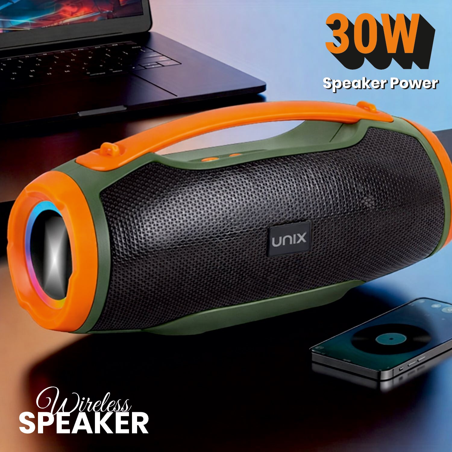 Unix Nostal Dynamo 30W Wireless Bluetooth Speaker