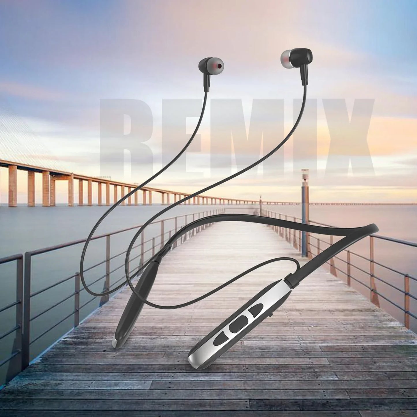Unix Elite 5 Remix Wireless Neckband - Super Bass and Long Battery Life - Unixindia.