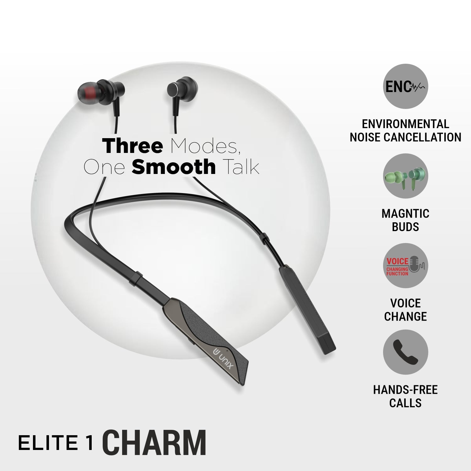 Unix CHARM Best Wireless Neckband