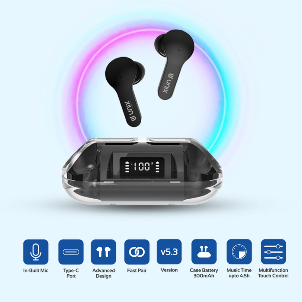 Unix UX-HP60 Aqua Wireless Earbuds