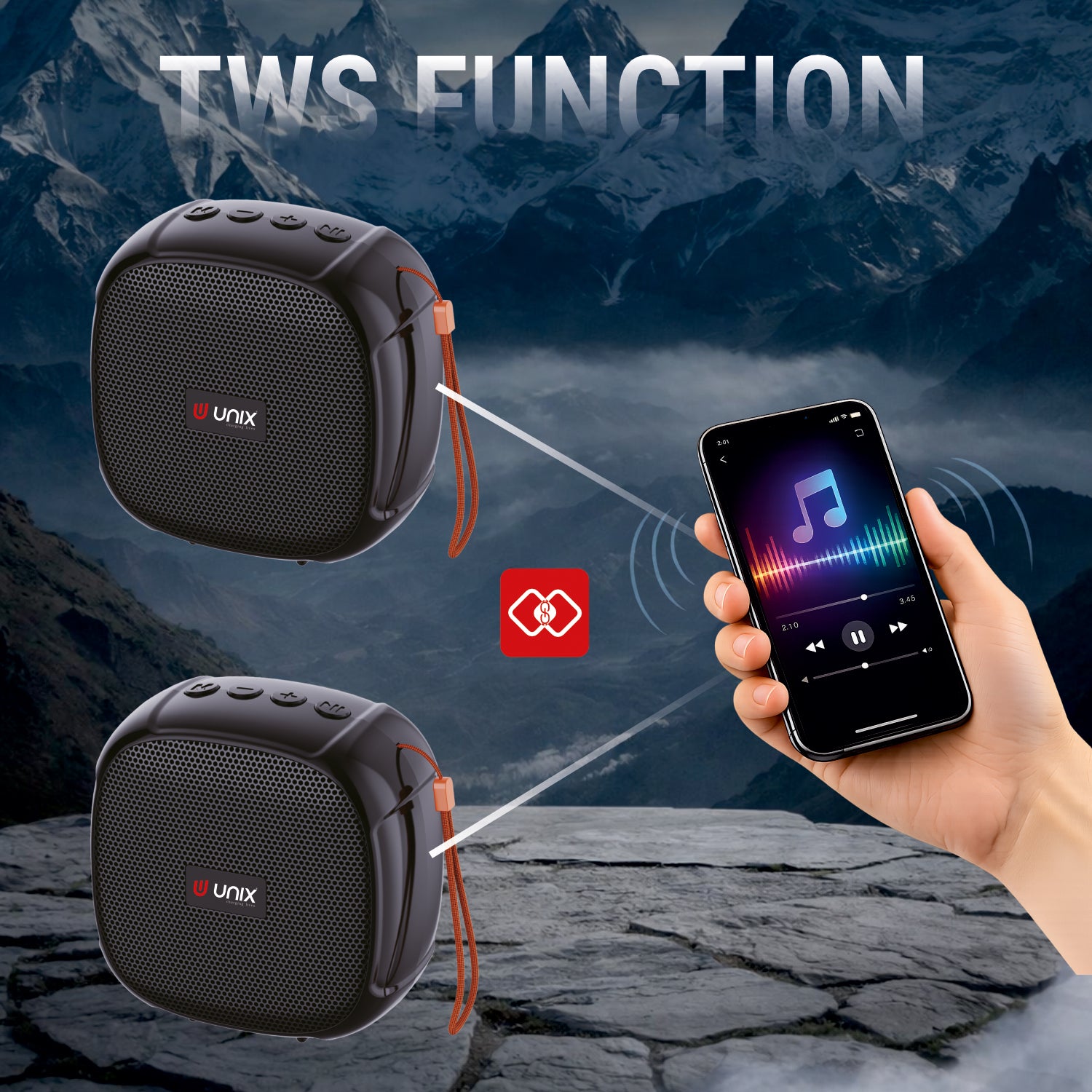 Unix Bella 5W Wireless Bluetooth Speaker