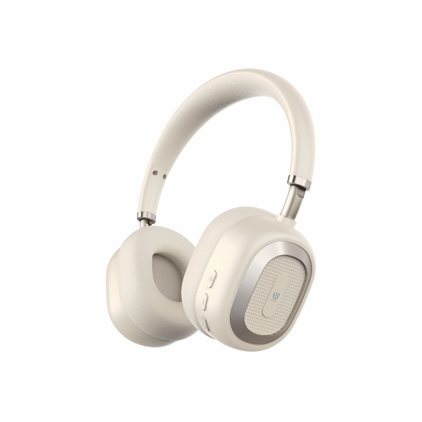 UNIX UX-W2 DUET Wireless Headphones with 42H Playtime Cream