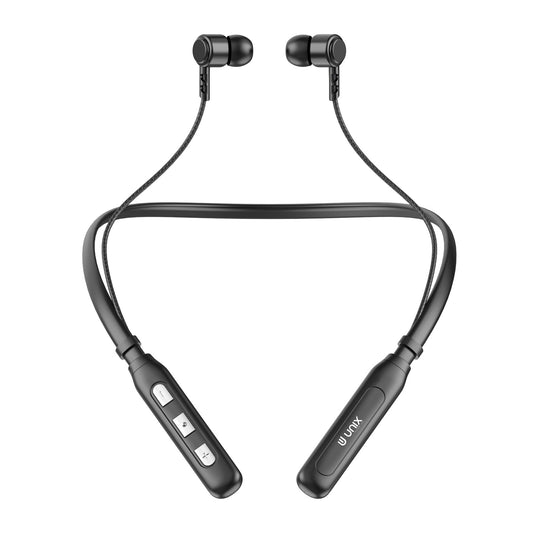 Unix UX-MX7 Swag Wireless Neckband | Loud Sound Quality - Unixindia.