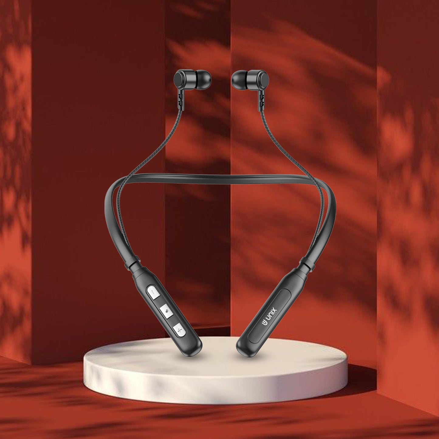 Unix UX-MX7 Swag Wireless Neckband | Loud Sound Quality - Unixindia.