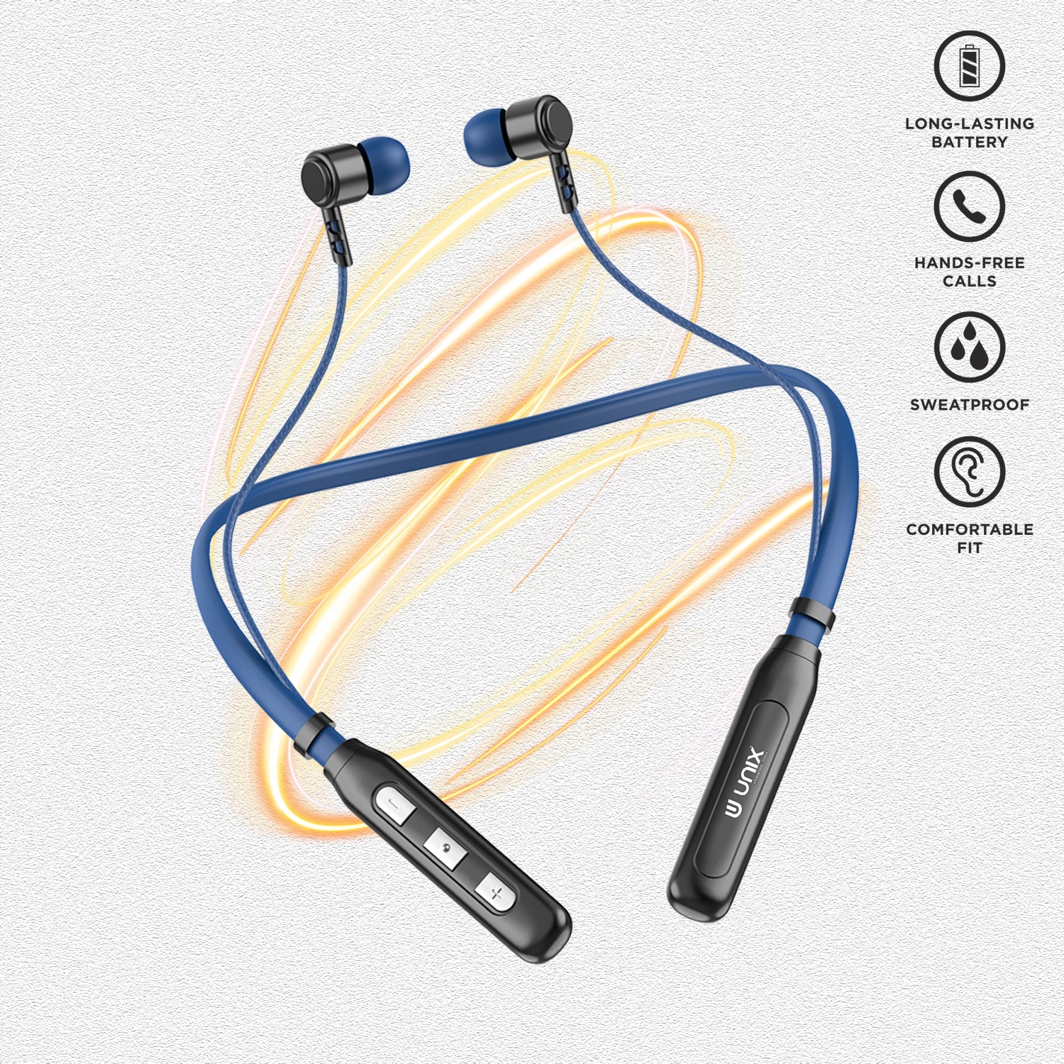 Unix UX-MX7 Swag Wireless Neckband | Loud Sound Quality