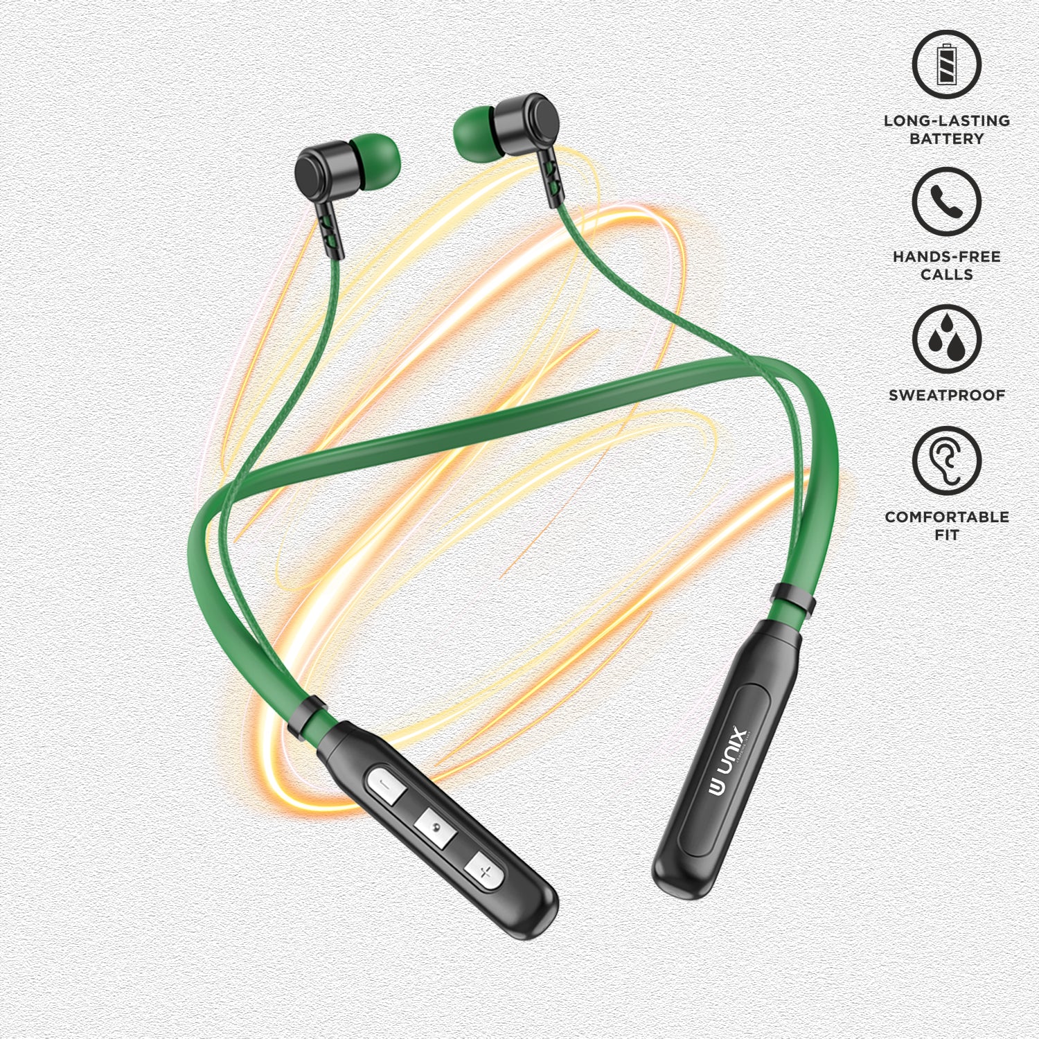 Unix UX-MX7 Swag Wireless Neckband | Loud Sound Quality