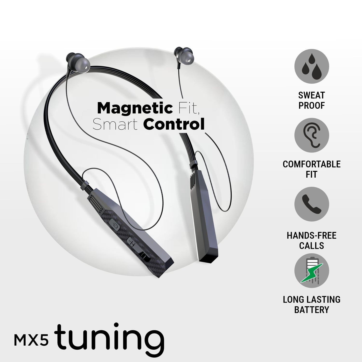 Unix Tuning MX5 Best Bluetooth Neckband