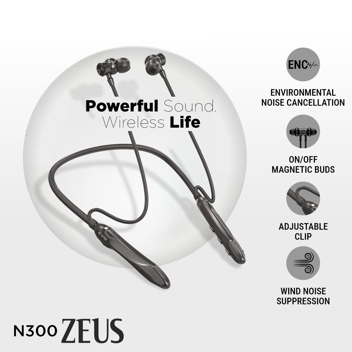 Unix Zeus N300 Best Wireless Neckband