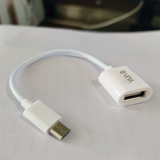 Unix UX-OT24 Micro USB Wired OTG - 10 Pcs / Pkt - Unixindia.