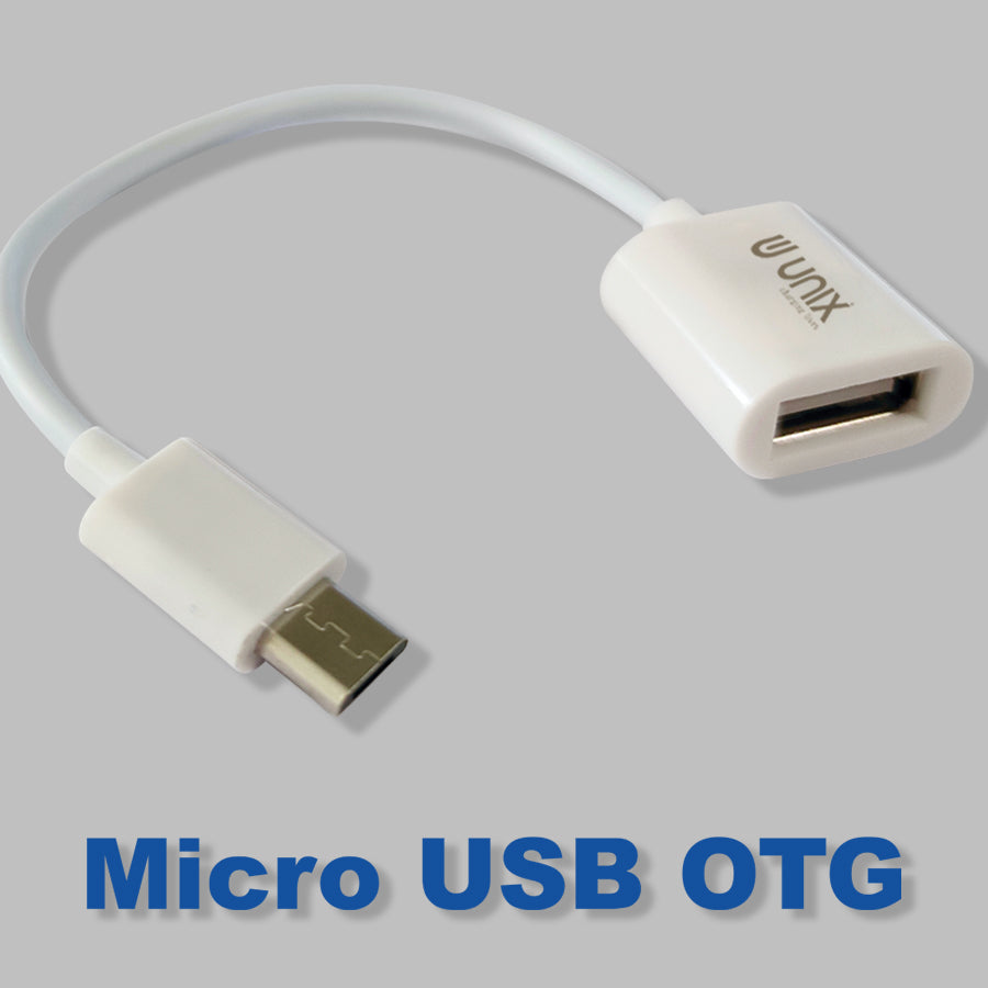 Unix UX-OT24 Micro USB Wired OTG - 10 Pcs / Pkt - Unixindia.