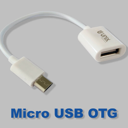 Unix UX-OT24 Micro USB Wired OTG - 10 Pcs / Pkt - Unixindia.