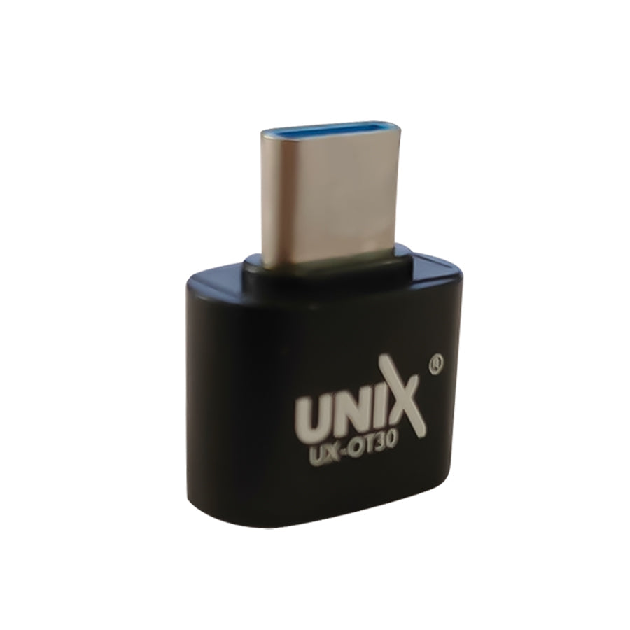 Unix UX-OT30 Metal OTG + Micro/Type-C USB - 10 Pcs / Pkt - Unixindia.