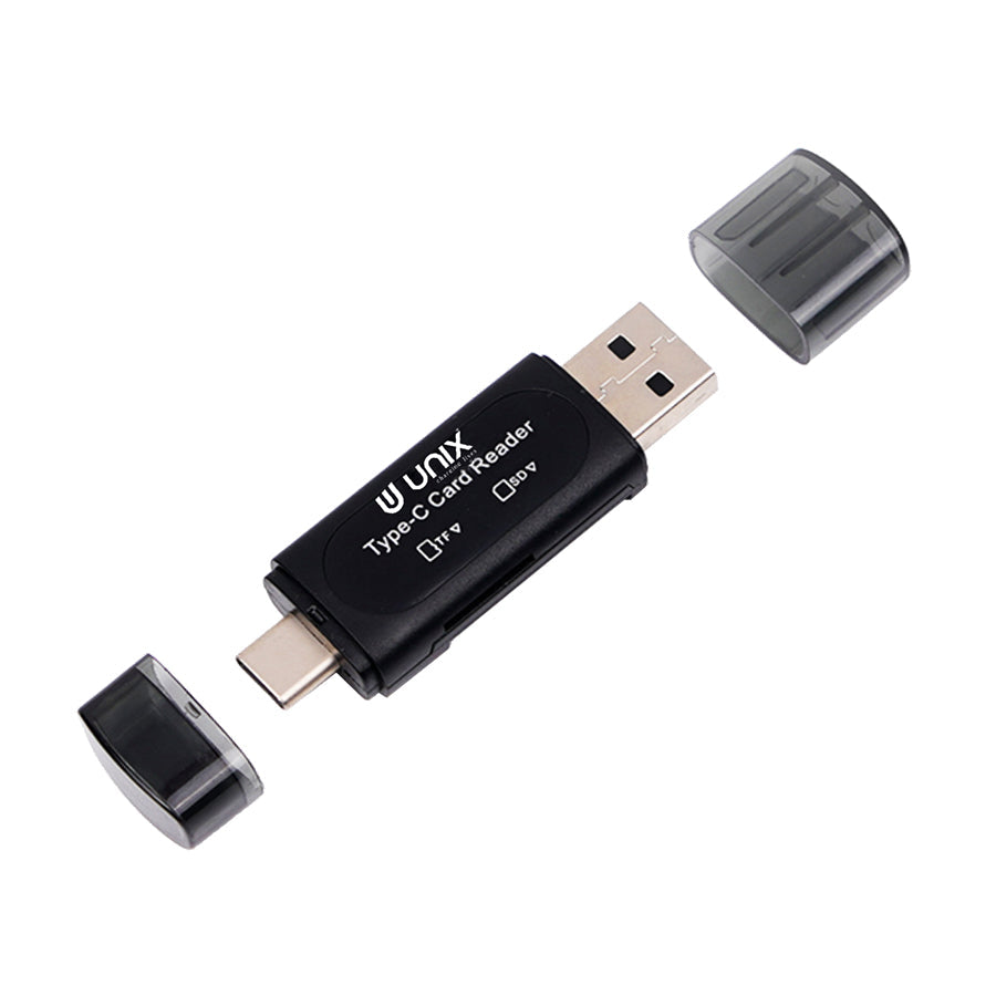 Unix UX-OT88 2 In 1 TF & SD OTG Card Reader - Unixindia.