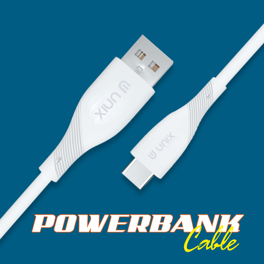 Unix UX-PBC60 Power bank Cable | 3.4A Strong Output & Super Compatibility