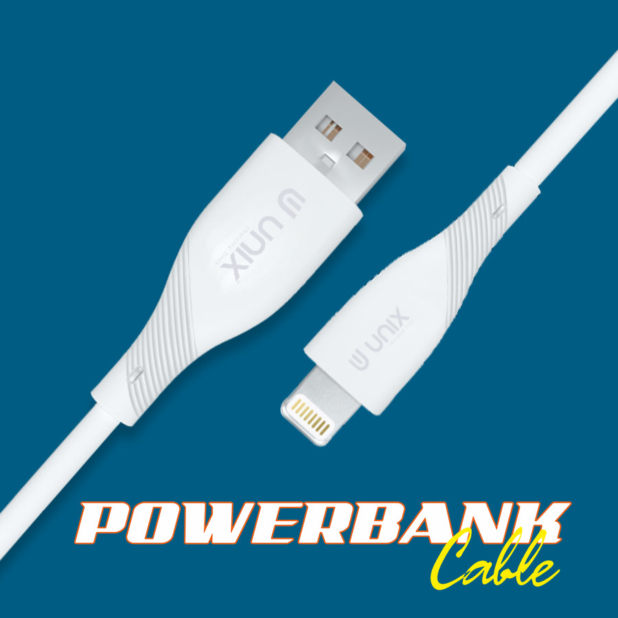 Unix UX-PBC60 Power bank Cable | 3.4A Strong Output & Super Compatibility