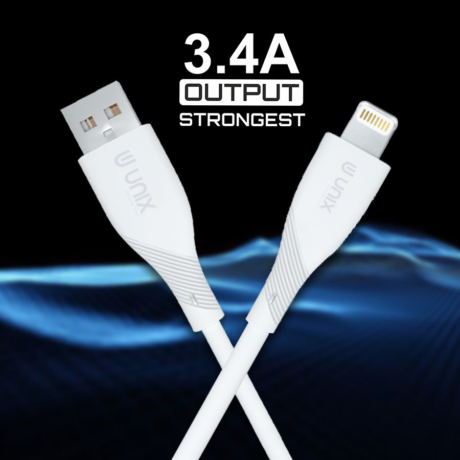 Unix UX-PBC60 Power bank Cable | 3.4A Strong Output & Super Compatibility - Unixindia.