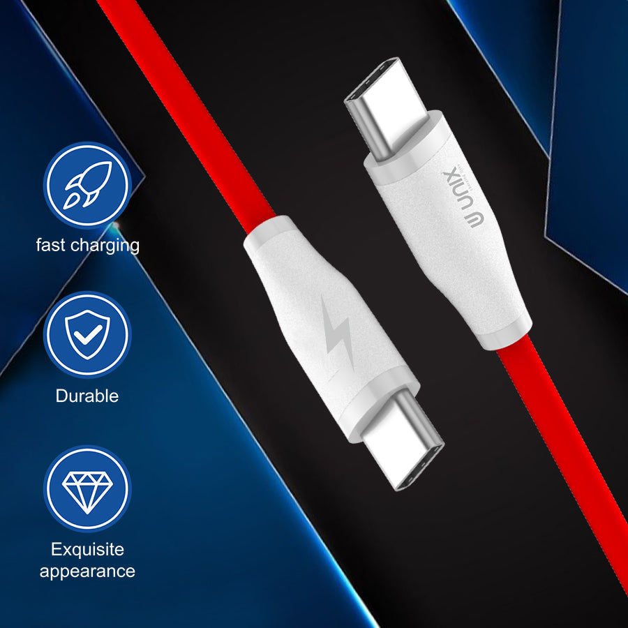 Unix UX-PBC80 Type-C to C PD Power Bank Data Cable - Unixindia.