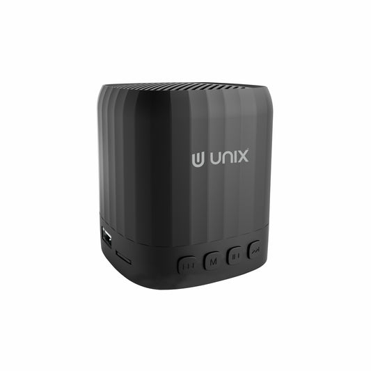 UNIX Gen-Z Mini Bluetooth Speaker – Compact Design, 5W Stereo Sound