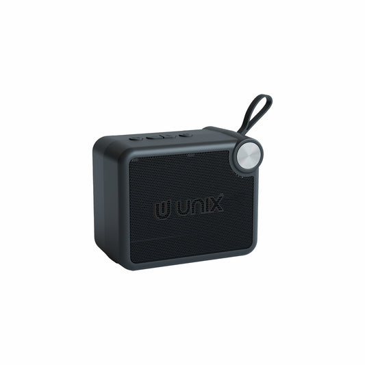 Unix Mantra 7W Wireless Bluetooth Speaker with TF Card, USB & Type-C Fast Charging