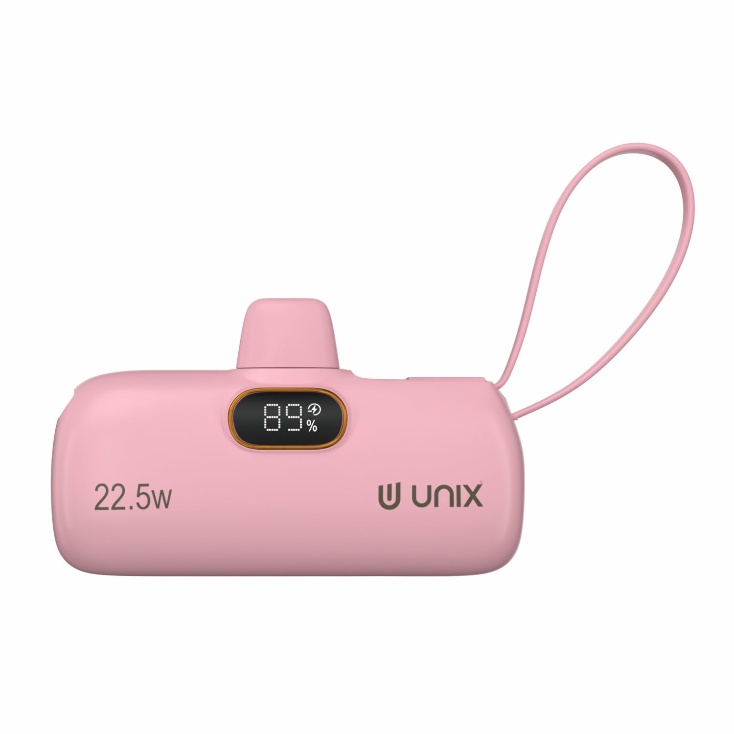 UNIX UX-1538 Slim 5000mAh Power Bank with 22.5W Quick Charge & Digital Display