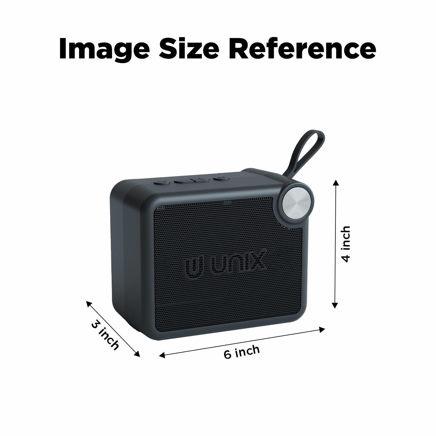 Unix Mantra 7W Wireless Bluetooth Speaker with TF Card, USB & Type-C Fast Charging