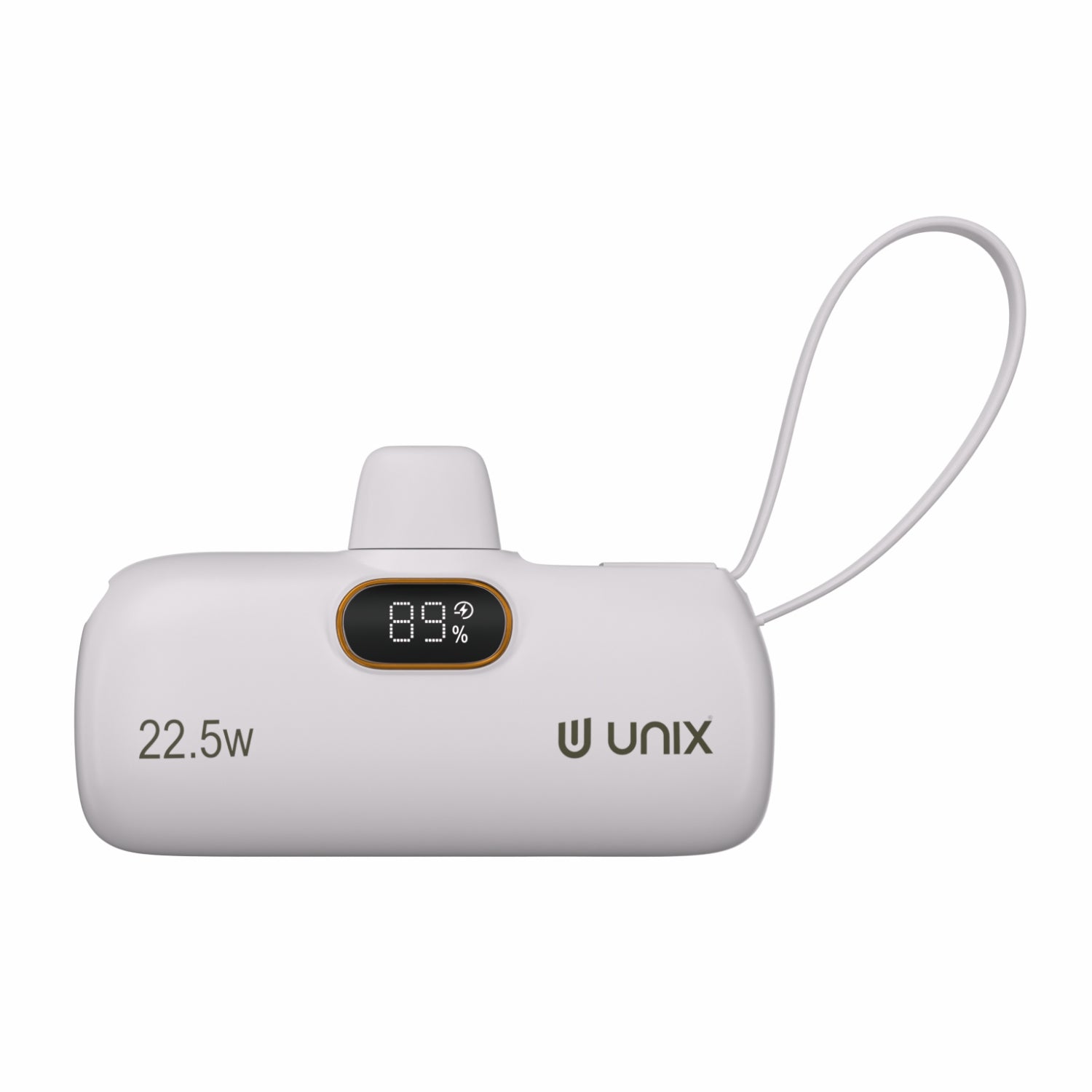 UNIX UX-1538 Slim 5000mAh Power Bank with 22.5W Quick Charge & Digital Display