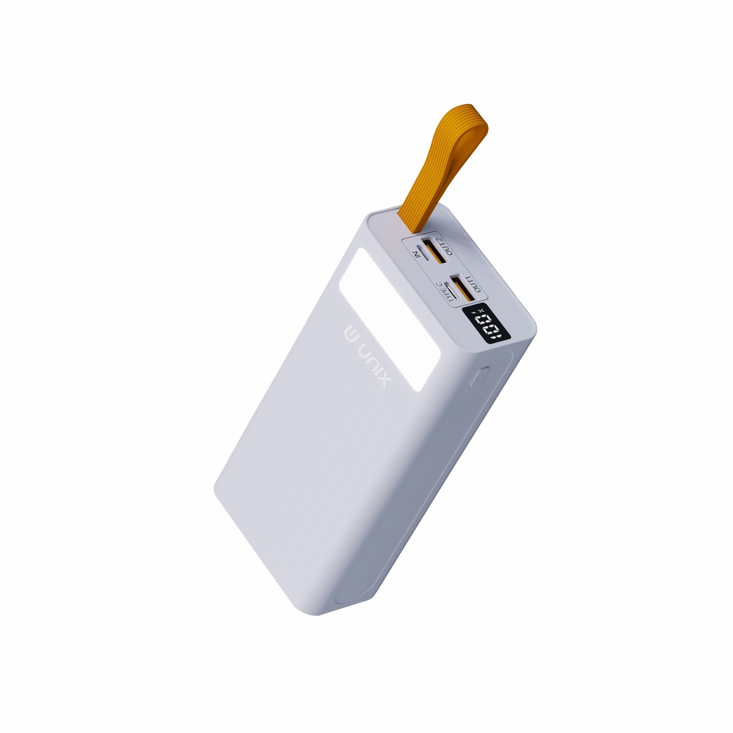 UNIX UX-1525 Pro 30000mAh Power Bank – Slim Design, PD 22.5W Fast Charging & Dual USB Output