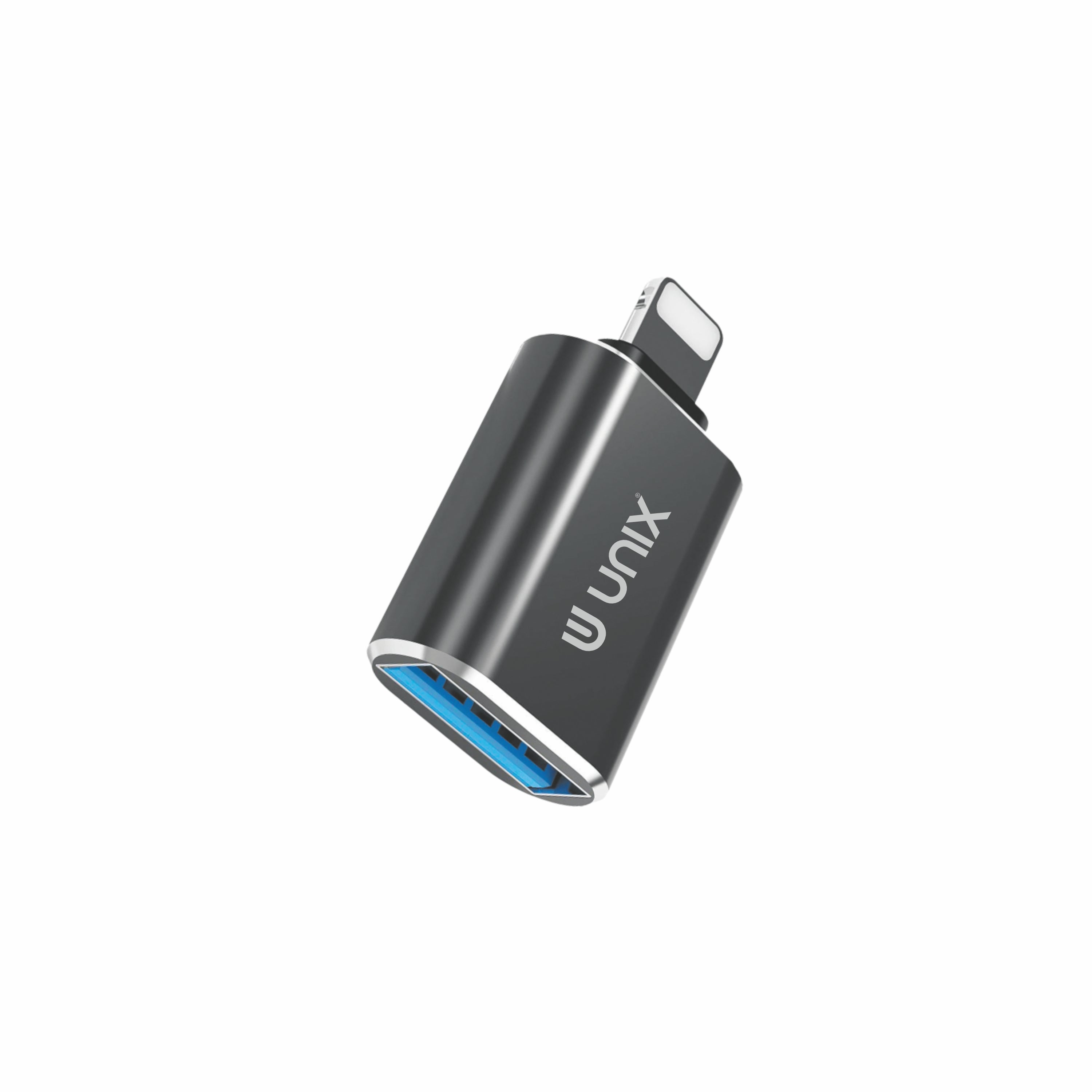 UNIX OT i13 Lightning USB OTG Adapter | iPhone/iPad Compatible | Metal Body