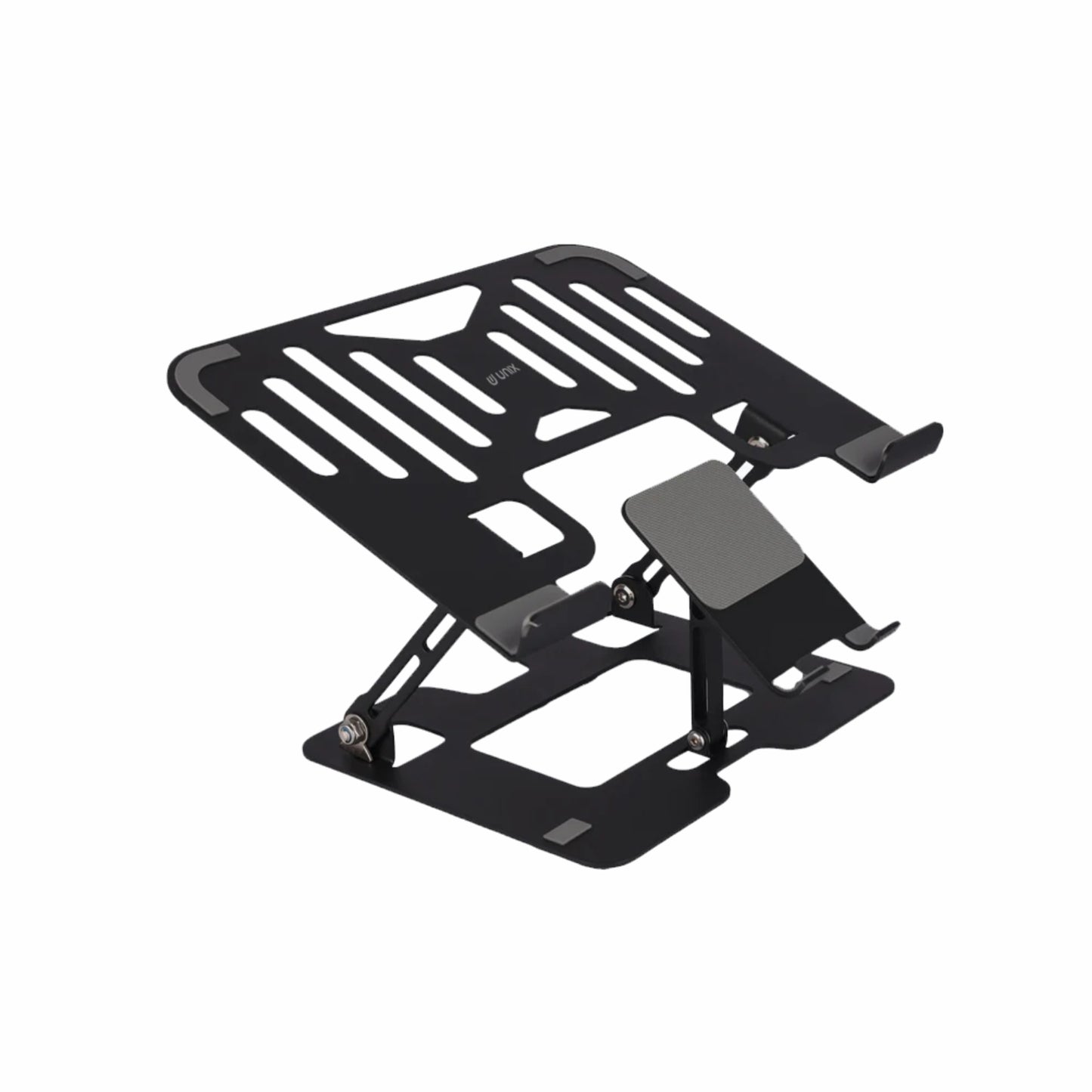 UNIX UX-LS11 Metal Laptop Stand äóñ Adjustable & Portable Laptop Stand for Laptops, Tablets, and Smartphone