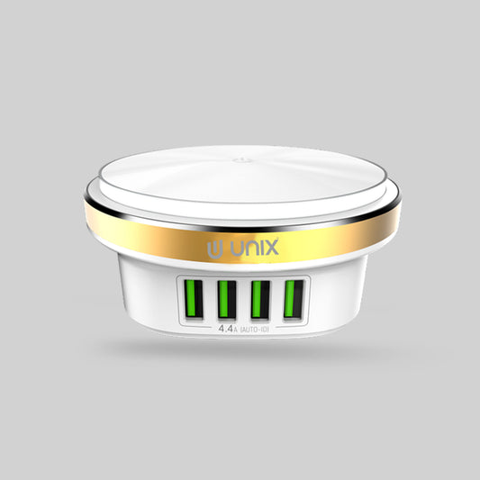 Unix UX-211 4-Port USB Desktop Charger