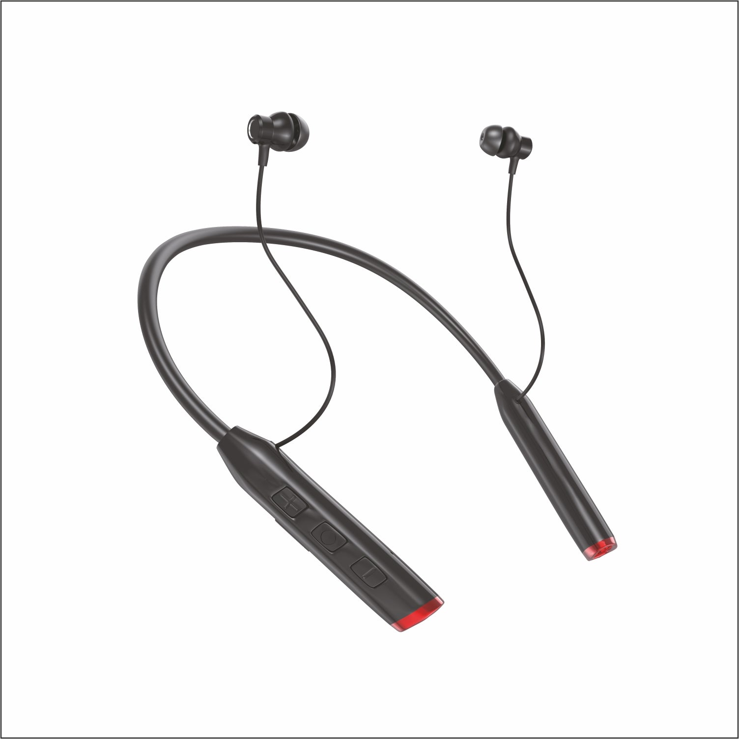 Unix UX-5000 Shockwave Neckband with 48 Hr Battery Life Red