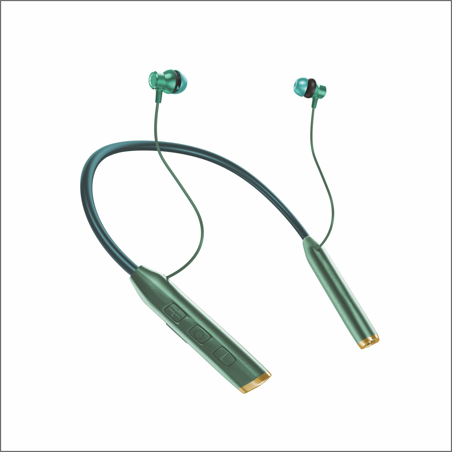 Unix UX-5000 Shockwave Neckband with 48 Hr Battery Life Green