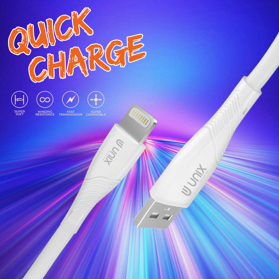 Unix UX-Power1 I5 Data Cable - Classic Design & Fast Transmission - Unixindia.