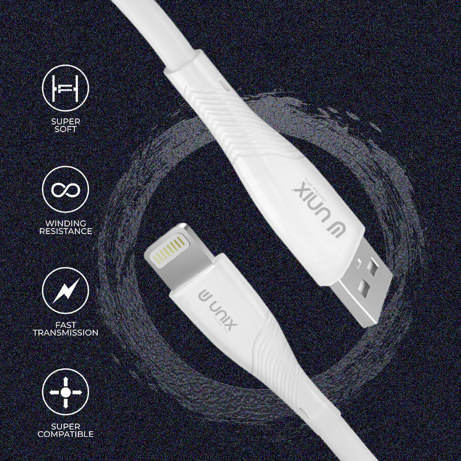 Unix UX-Power1 I5 Data Cable - Classic Design & Fast Transmission - Unixindia.