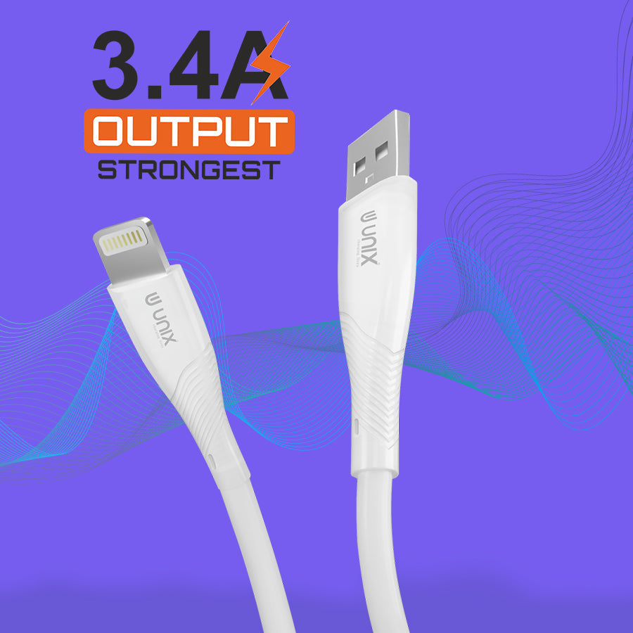 Unix UX-Power1 I5 Data Cable - Classic Design & Fast Transmission - Unixindia.