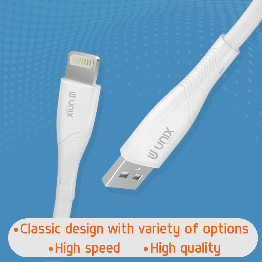 Unix UX-Power1 I5 Data Cable - Classic Design & Fast Transmission - Unixindia.