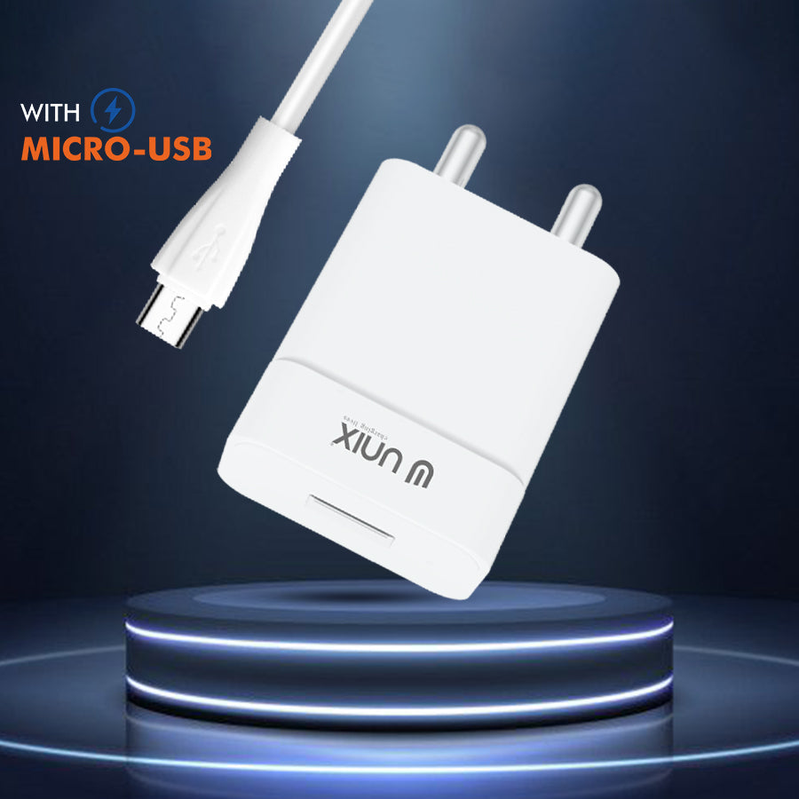 Unix UX-101 Micro USB Travel Charger - Unixindia.