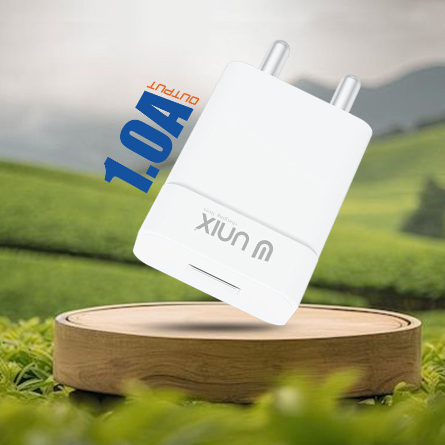 Unix UX-109 AC Adapter | 1.0A Fast Charging & Compact Design - Unixindia.