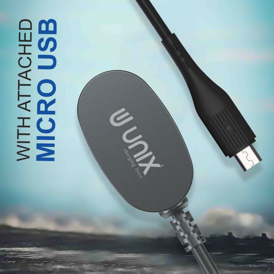 Unix UX-115 Attached Micro USB Travel Charger - Unixindia.