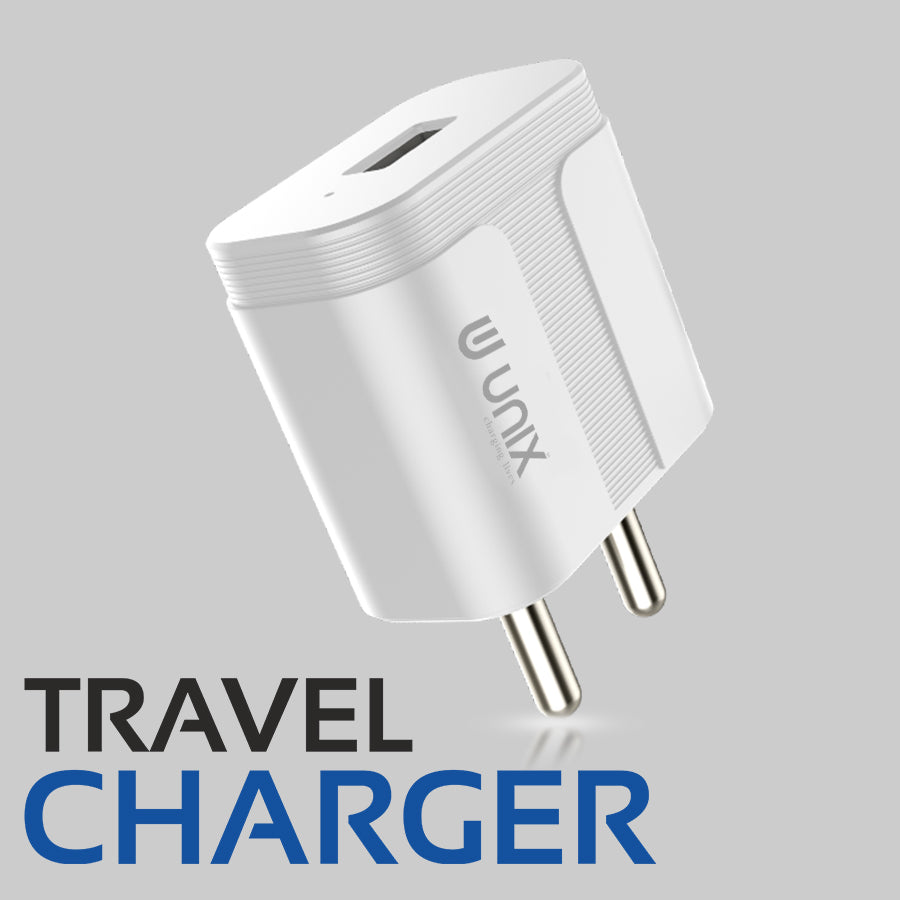 Unix UX-116 Micro USB Travel Charger Support Fast Charging - Unixindia.