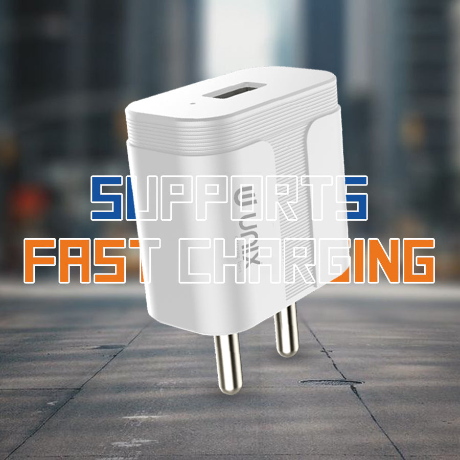 Unix UX-116 Micro USB Travel Charger Support Fast Charging - Unixindia.