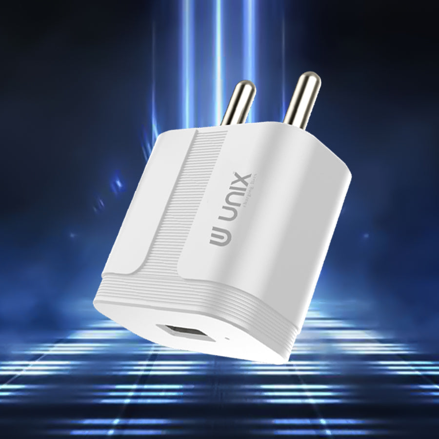 Unix UX-116 Micro USB Travel Charger Support Fast Charging - Unixindia.
