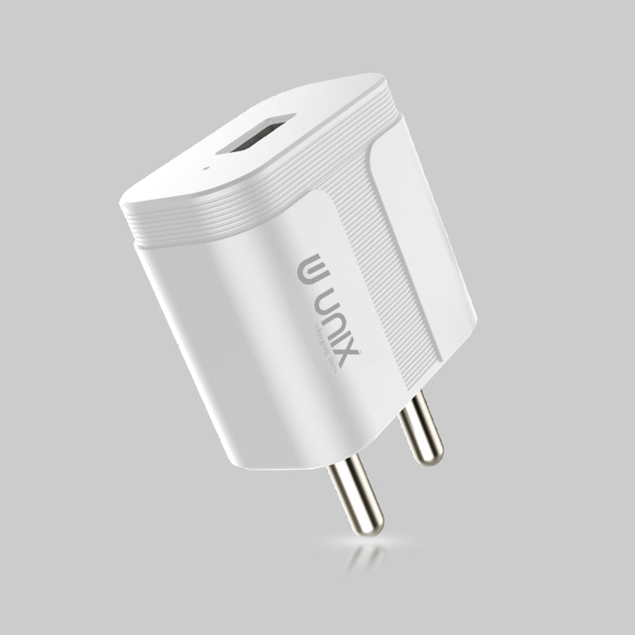 Unix UX-116 Micro USB Travel Charger Support Fast Charging - Unixindia.