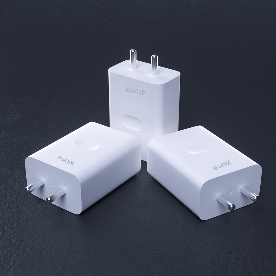 Unix UX-122 65W All In One PD Travel Charger - Precision and Power! - Unixindia.