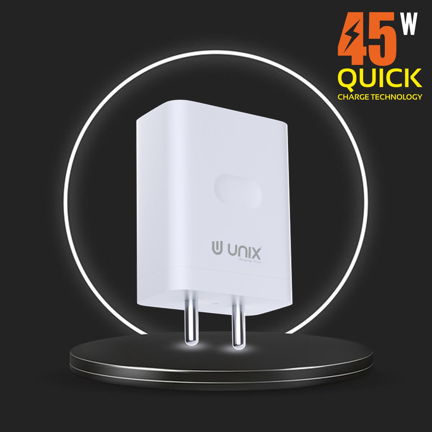 Unix UX-123 45W All In One Travel Charger - Versatile Power and Protection