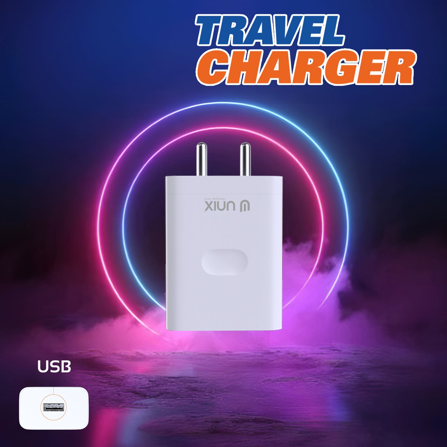 Unix UX-123 45W All In One Travel Charger - Versatile Power and Protection