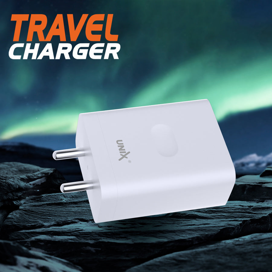 Unix UX-126 All-In-One Fast Travel Charger | Dual Output down