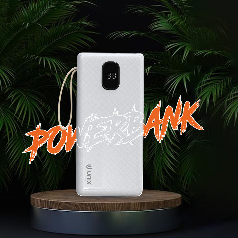 Unix UX-1524 20000 mAh Power Bank | Dual Inputs & Digital Display - Unixindia.