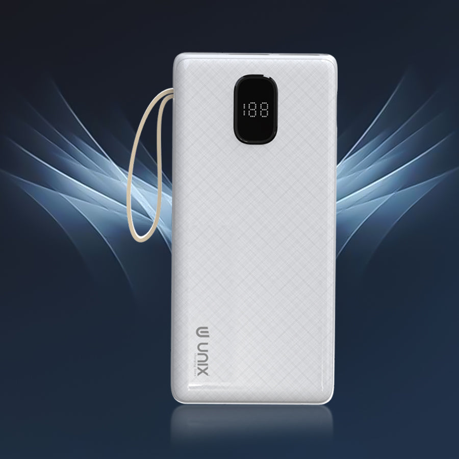 Unix UX-1524 20000 mAh Power Bank | Dual Inputs & Digital Display - Unixindia.